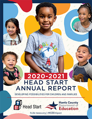 This is the cover of the 2020–2021 Head Start Annual Report