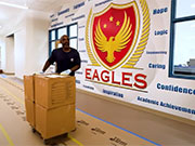  This is a screen shot from the "Moving day for ABS East" video