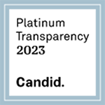 This is the seal recognizing EFHC as having Platinum Transparency status for 2023